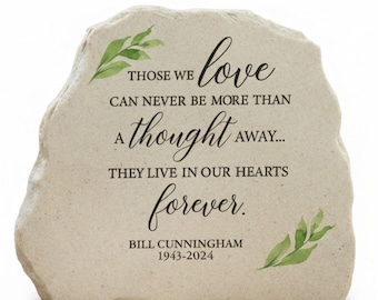 Personalized Memorial Garden Stone – Custom Sympathy Standing Stone – Outdoor Remembrance Garden Gift