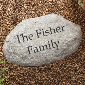 You Name It Personalized Garden Stones, New Home Gifts, Housewarming Gifts, Garden Decoration image 2