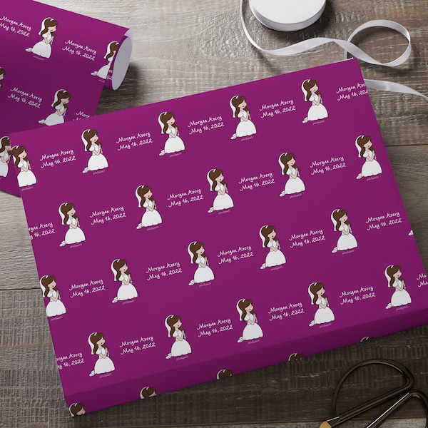 Confirmation Wrapping Paper Etsy