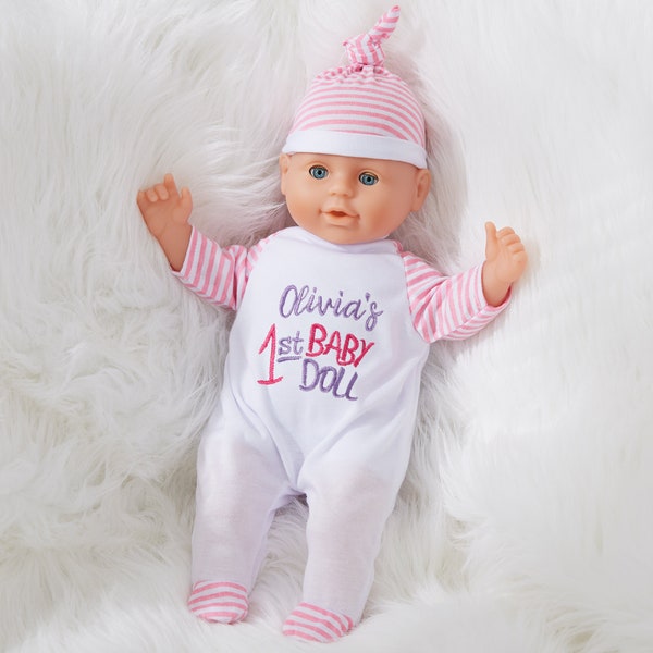 My Very First Doll Personalized 16" Baby Doll, Personalized Toys, Personalized Baby Doll, Custom Baby Doll, Kids Gift, Gift for Kids