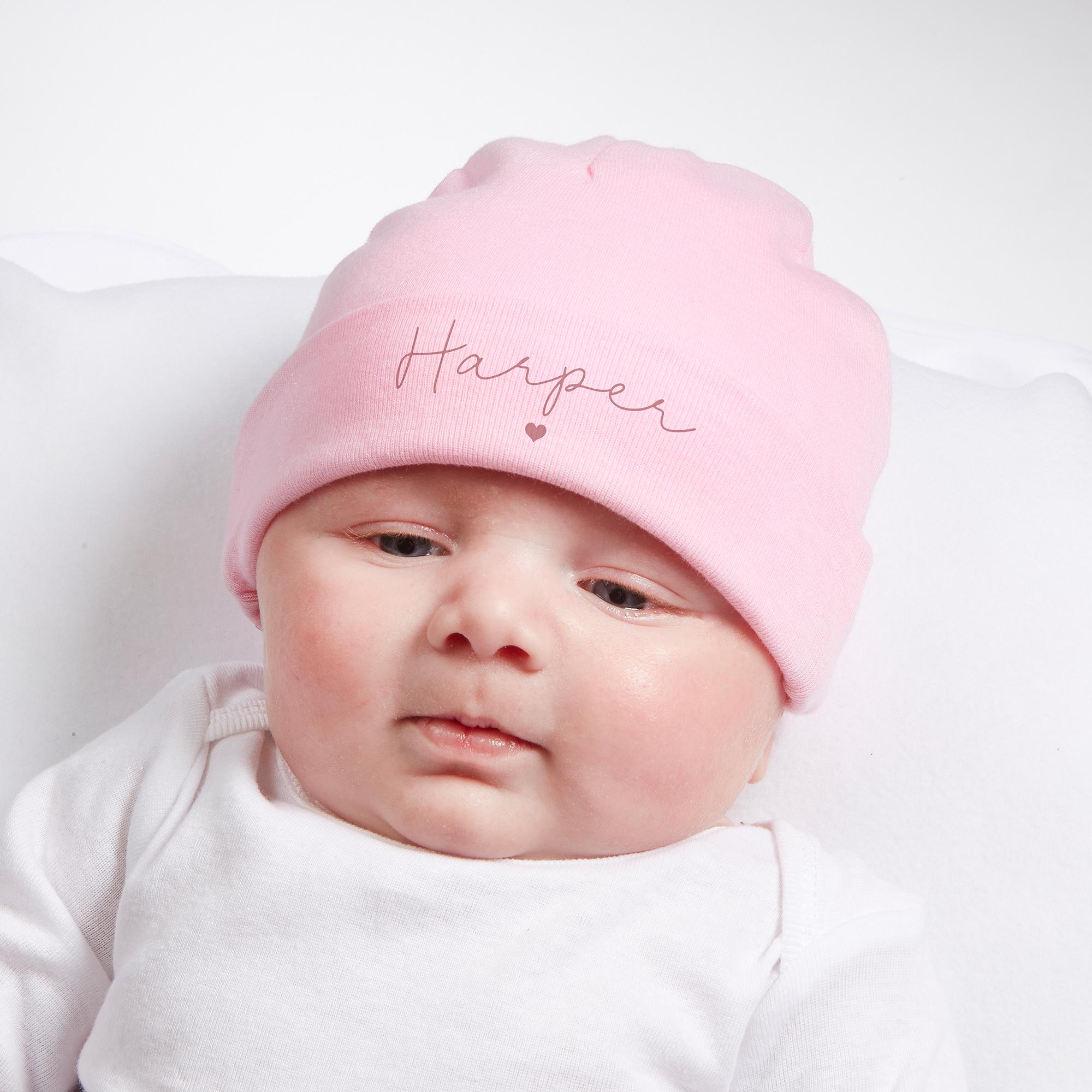 Personalized Baby Hat – Custom Name Newborn Hat – Baby Shower Gift - Etsy