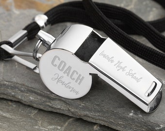 Thanks Coach Personalized Whistle, Gifts for Coach, Sports Gifts, Graduation Gifts, Teacher Appreciation, Teacher Gifts