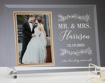 Personalized Wedding Frame – Custom Picture Frame for Wedding Decor – Wedding Gift for Couples – Custom Wedding Gift – Personalized Frame