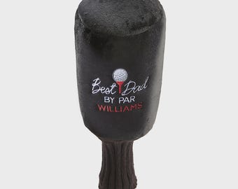 Personalized Golf Club Cover for Dad – Custom Driver Head Cover – Father’s Day Golf Gift for Golf Lover