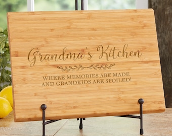 Recipe for a Special Grandma Personalized Bamboo Cutting Board, Personalized Mother's Day Gifts, Grandma Gift, Personalized Cutting Boards