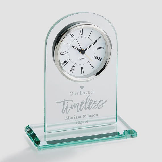 Our Love Is Timeless Personalized Clock, Personalized Wedding Gift, Anniversary Clock, Anniversary Gifts, Anniversary Keepsakes