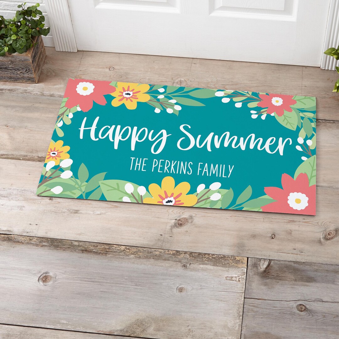 Custom Welcome Mat Personalized Doormat For Porch Or Front Door Custom Welcome Mat Personalized Doormat For Porch Or Front Door