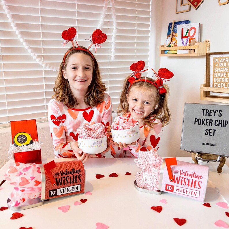 I Cerealsly Love You Personalized Kids Cereal Bowl, Valentine's Day Gifts for Kids, Children's Valentine's Day image 8