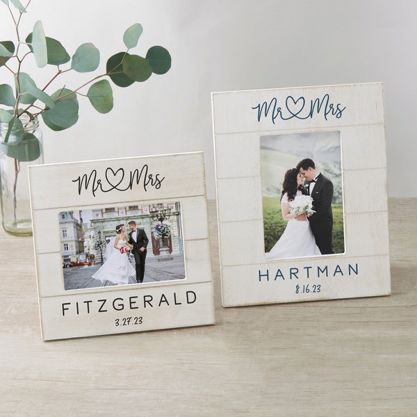 Infinite Love Personalized Wedding Frame, Wedding Gift for Couple Personalized, Engagement Gifts for Couples, Custom Picture Frame