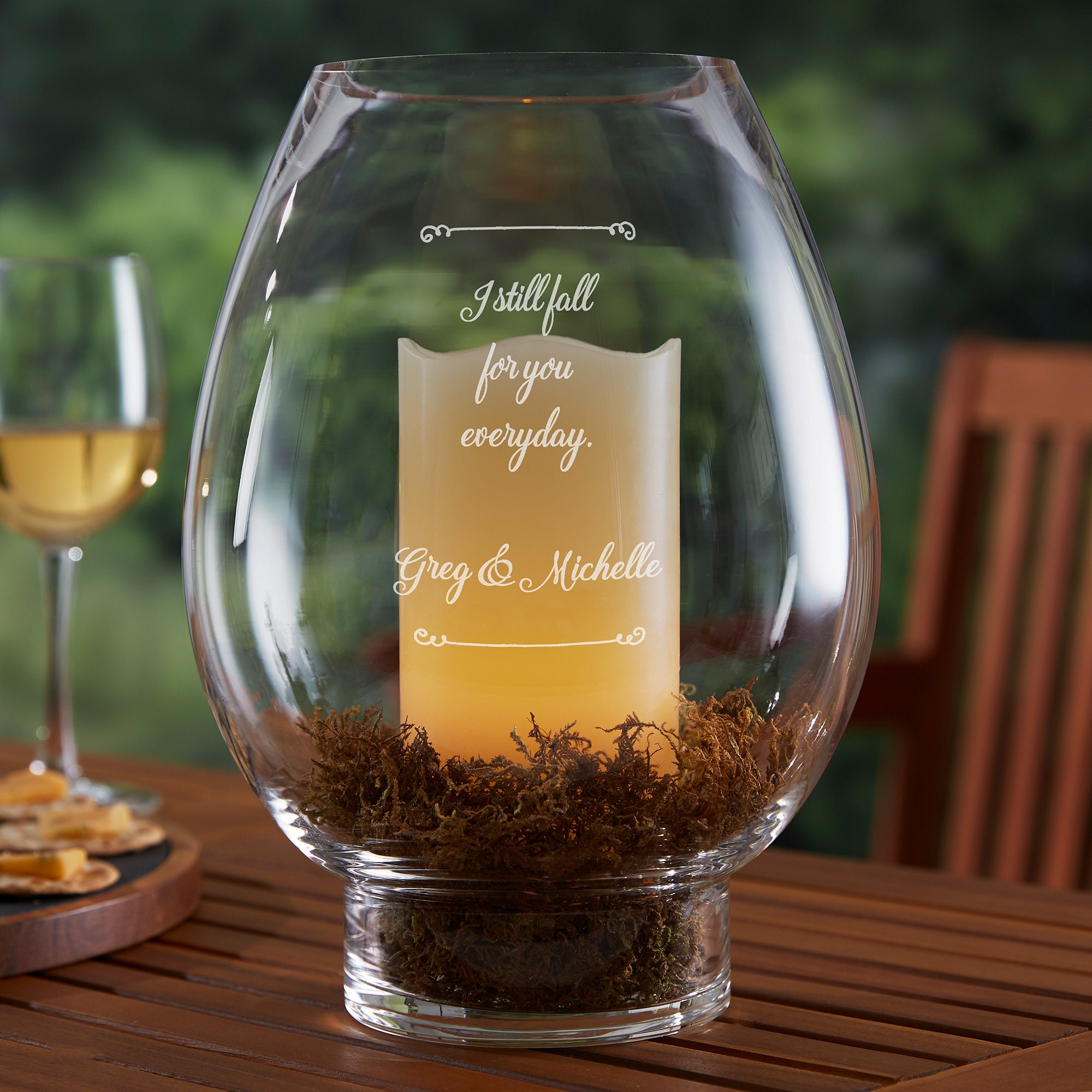 Write Your Own Engraved Hurricane Candle Holder Etsy