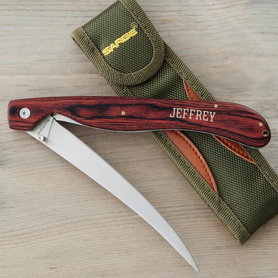 Personalized Fish Fillet Knife - Gift for Him for Father's Day - Engraved fillet fishing knife Gift - Engraved Keepsake for Groomsmen -