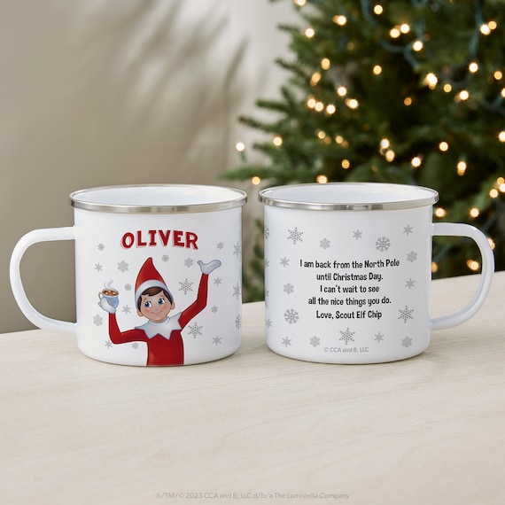 Custom Christmas Elf Tumbler with Straw, Personalized Name Holiday Tumbler,  Christmas Travel Mug, Elf On The Shelf Tumbler, Christmas Cup