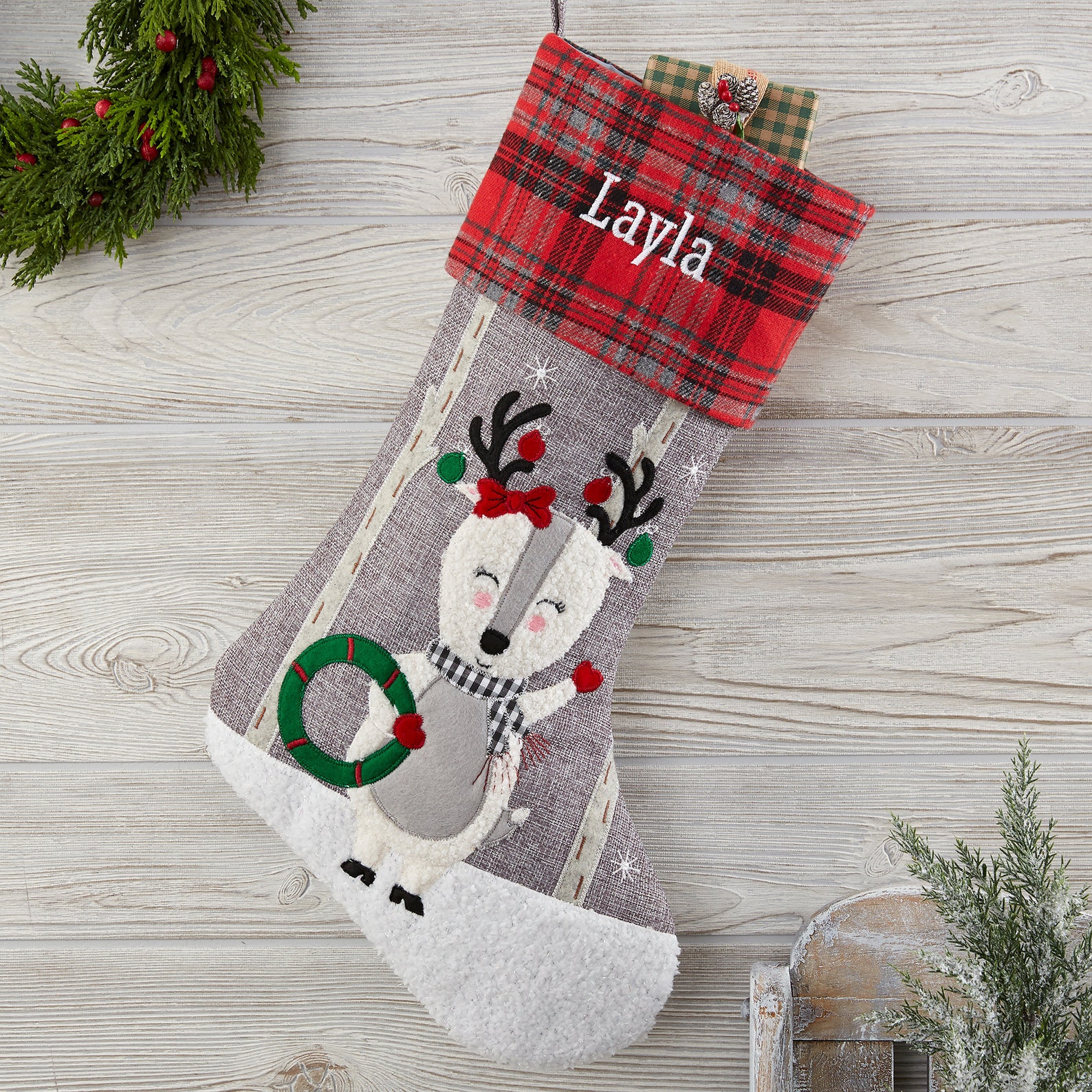 Winter Cheer Personalized Christmas Stocking Stockings for  Etsy