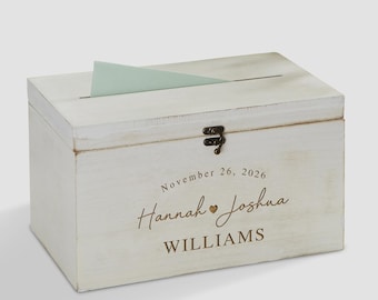 Simply Us Engraved Wedding Wood Keepsake Card Box, Wedding Advice Box, Wedding Couples, Wedding Decorations, Personalized Wedding