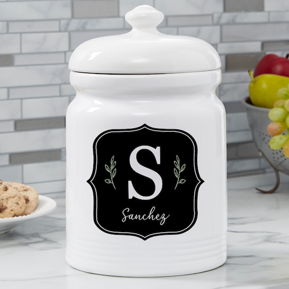 Personalized Air Tight Acrylic Cookie Jar 