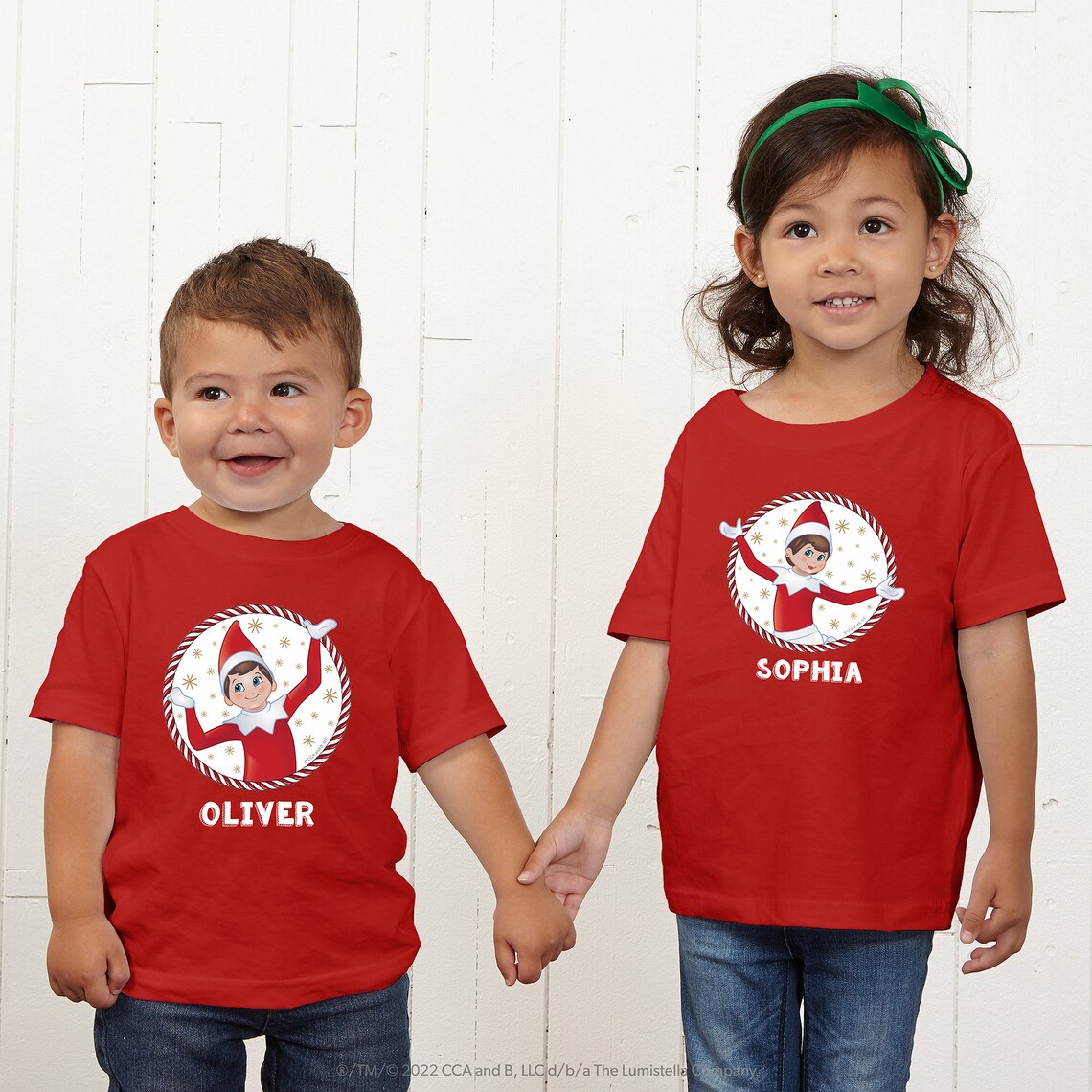 The Elf on the Shelf® Personalized Toddler T-shirt, Gifts for Baby ...