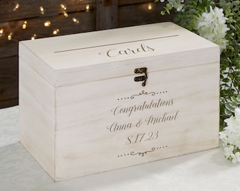 Write Your Own Personalized Wedding Wood Card Box, Wedding Advice Box, Wedding Couples, Wedding Decorations, Personalized Gifts for Dad