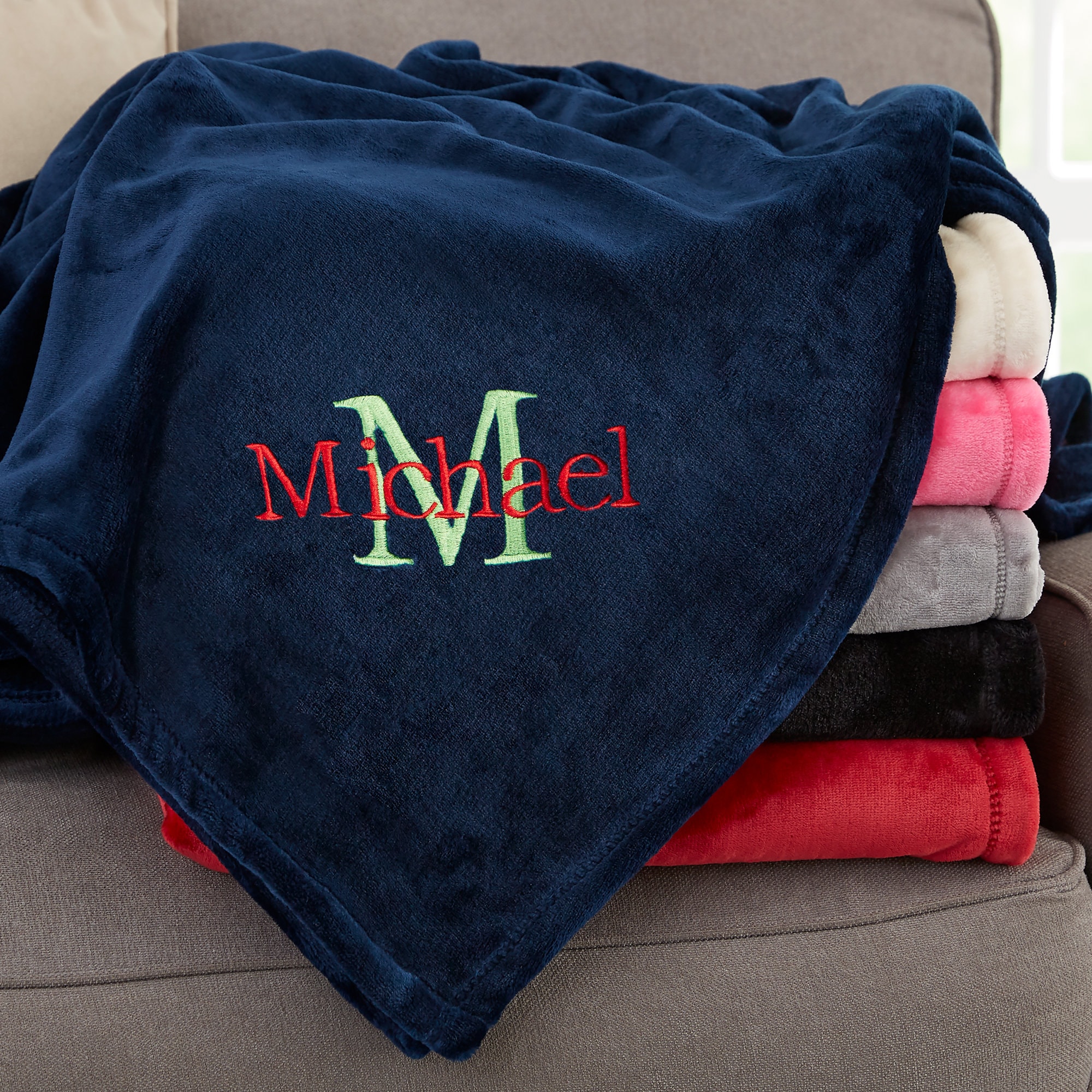 Personalized fuzzy blankets sale