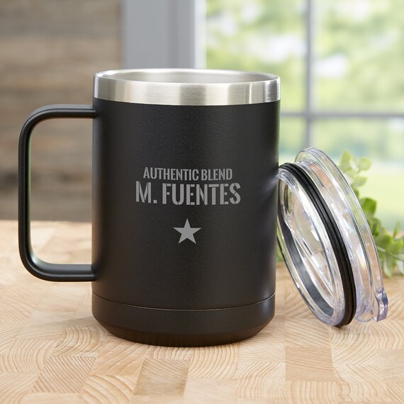 Double Insulated Stainless Steel coffee mug Engraved with your