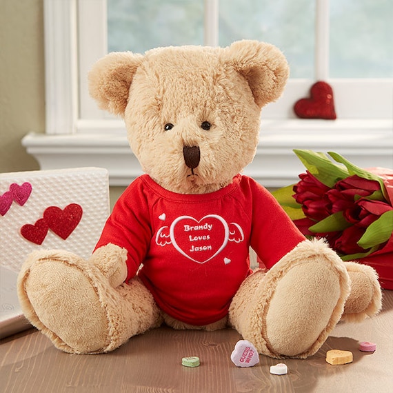 I Love You Personalized Teddy Bear Gifts for Her Romantic Gifts