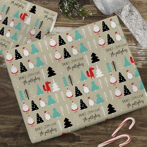 Christmas Forest Personalized Wrapping Paper, Custom Wrapping Paper, Christmas Wrapping Paper, Christmas Wrapping, Christmas Decor