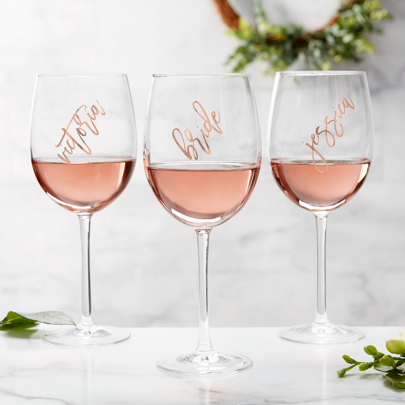 Vinyl Personalized Rosé Wine Glass Rose Glass Custom Rose Etsy UK