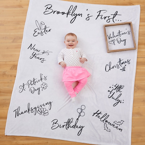 Holiday milestone store blanket