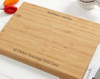 You Name It Personalized Bamboo Cutting Boards, Housewarming Gifts, Kitchen Gifts, Personalized Cutting Boards