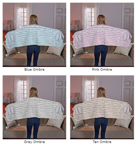 Words of Encouragement Personalized Cuddle Wrap Personalized Support Blanket Cancer Support Illness Support