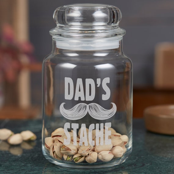 Personalized Engraved Lucite Cookie Jar with Air Tight Cover