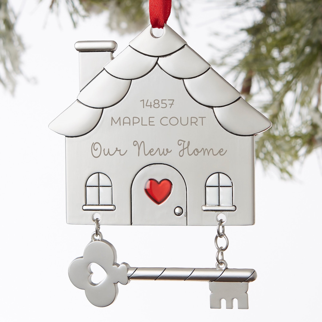 Happy New Home© Personalized Ornament, Gifts for Christmas, Custom