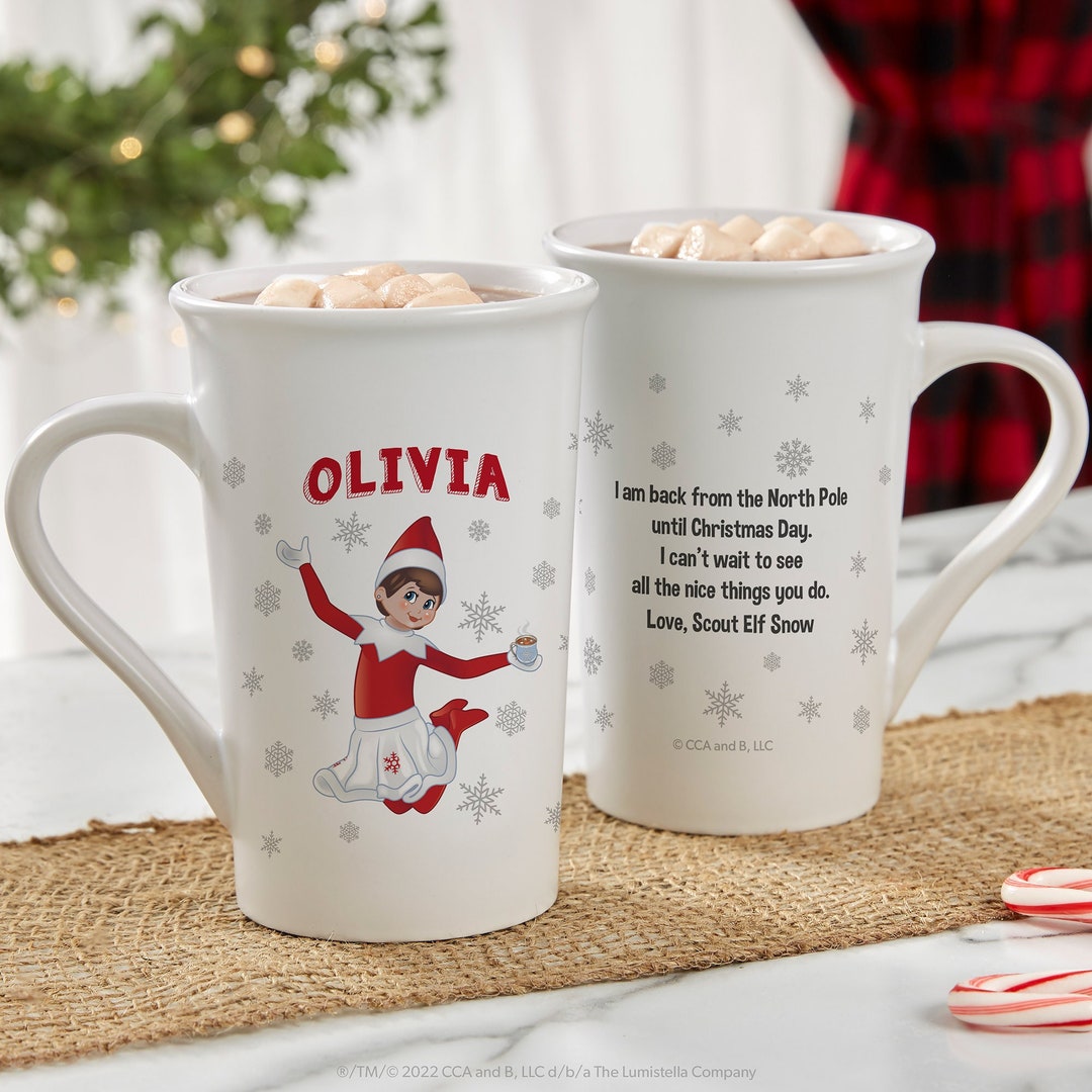 The Elf on the Shelf® Personalized White 16 Oz. Christmas Mug