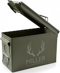 Personalized Engraved Ammo Can for Dad – Custom Hunting Ammo Box – Military Surplus Storage Gift for Hunters & Outdoorsman