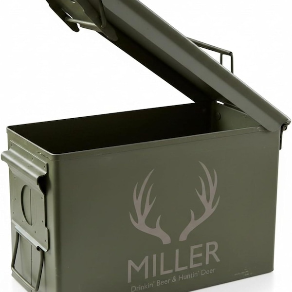 Personalized Engraved Ammo Can Gifts – Military Surplus Hunting Storage Box for Dad