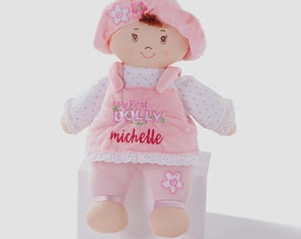 Personalized My First Baby Doll – Embroidered Name – Gund® Plush