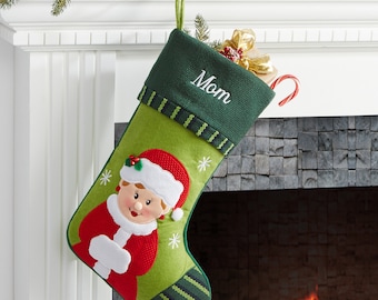 Christmas Characters Family Personalized Stockings, Custom Stocking, Family Christmas Stockings