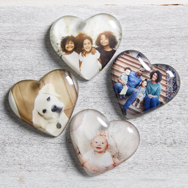 Photo Memories Personalized Mini Heart Keepsake, Personalized Mother's Day Gifts, Gifts for Mom, Grandma Gifts, Gifts for Her, Gifts for Him