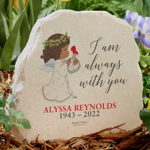 Precious Moments® Cardinal Personalized Memorial Standing Garden Stone, Personalized Memorial Gift, Sympathy Gifts, Memorial Stone