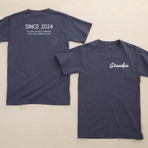Dad Life Personalized 2-Sided ComfortWash T-Shirt, Father&#39;s Day Gifts, Gifts for Him, New Dad Gifts, Men&#39;s Gifts, Stepdad Gifts, Dad Gifts