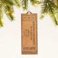 Personalized Concert Ticket Ornament – Custom Music Lover Holiday Keepsake