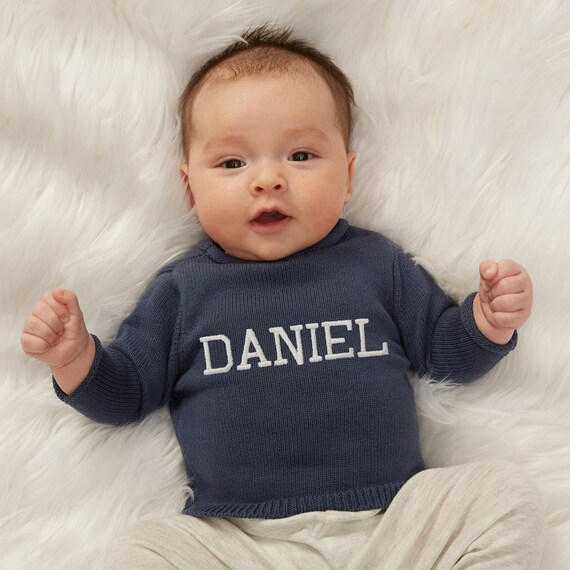 Classic Comfort Embroidered 6 9 MONTHS Baby Sweater New Baby Baby Gifts New Parents Gifts for Him for Her Baby Sweater Baby Clothes Etsy