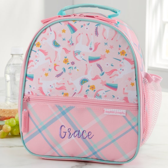 Embroidered Construction Backpack With Matching Lunch Box Personalised  Backpack and Lunch Bag Personalised Construction School Bag Set 