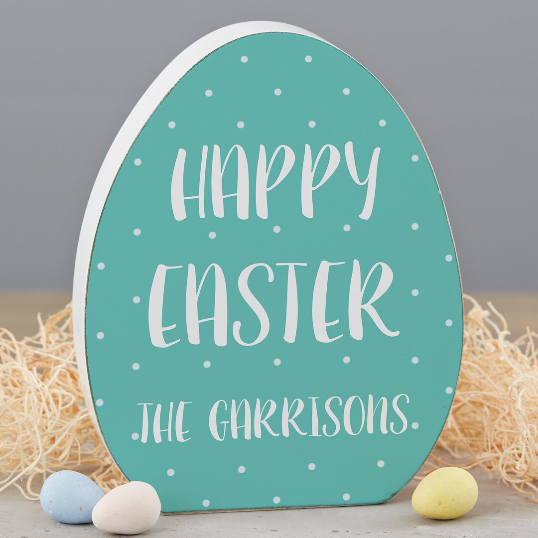 Build Your Own Easter Egg Personalized Wooden Egg Shelf Decoration