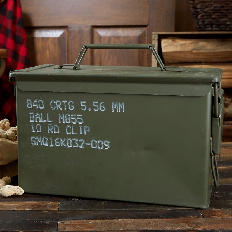 Five Star Dad Personalized Ammo Box, Father's Day Gifts, Gifts for Him, Dad Gifts, Gifts for Men, Personalized Gifts for Dad image 2