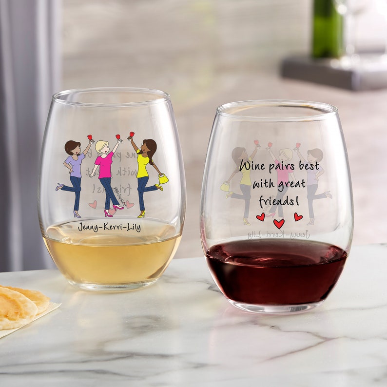 PersonalizationMall Wine Glass - Thumbnail 5