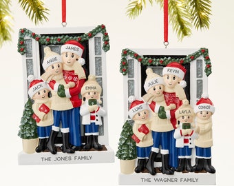 Doorway Family Personalized Ornament, Gifts for Christmas, Christmas Ornaments, Family, Personalized, Christmas, Ornaments, New House,Family