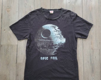 Vintage Star Wars Epic Fail medium t shirt LucasFilmsLtd