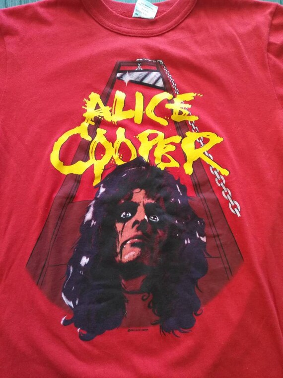 Vintage Alice Cooper 1986/87 tour shirt Small/med… - image 2