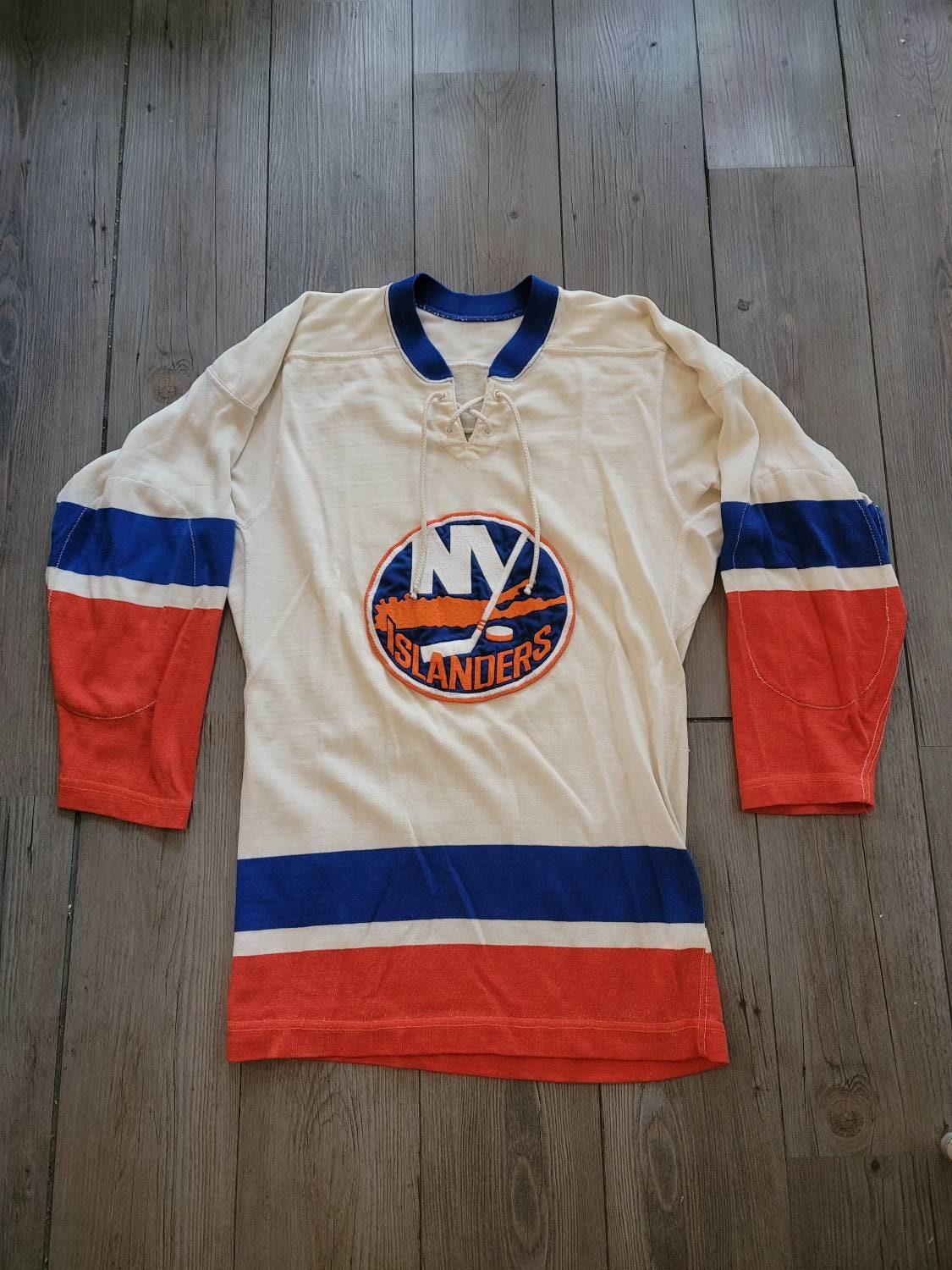 1998-02 NEW YORK ISLANDERS CCM JERSEY (HOME) Y - Classic American