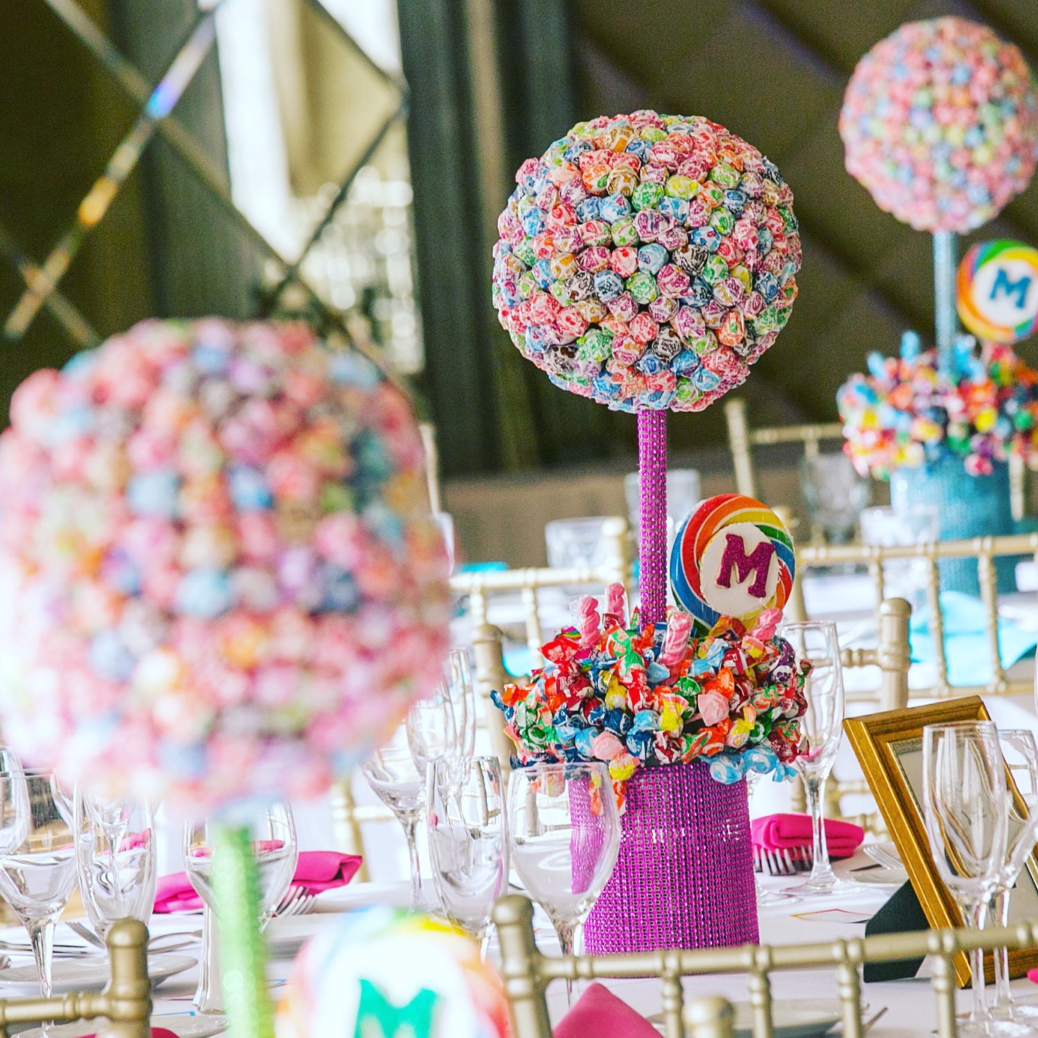 Edible Candy Centerpiece Lollipop Tree Candy Buffet Etsy